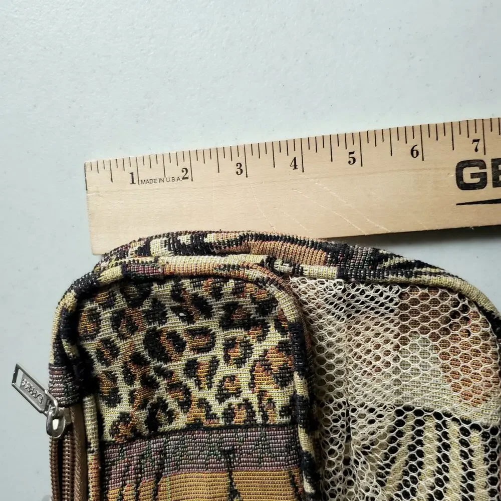 Vintage Express Pioneer Unisex Safari Africa Tapestry Bag Tropical 90s Artsy